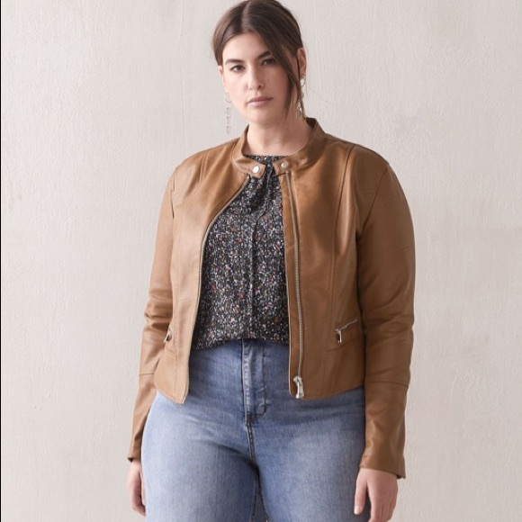 Addition Elle Jackets & Blazers - NWT, Addition Elle vegan leather jacket, 3X